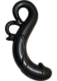 The Velvet Kiss Collection Little Dragon Silicone Dong - Black