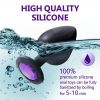 Anal Plug Set 3 Pcs Jewel Butt Plug Anal Sex Toys Silicone But Plug for Men Women Anal Plugs Trainer Gay Sex Toys Sex Massager Butt Plug Tail Anal Toy